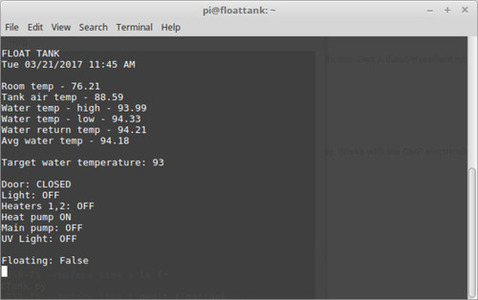 The web interface
