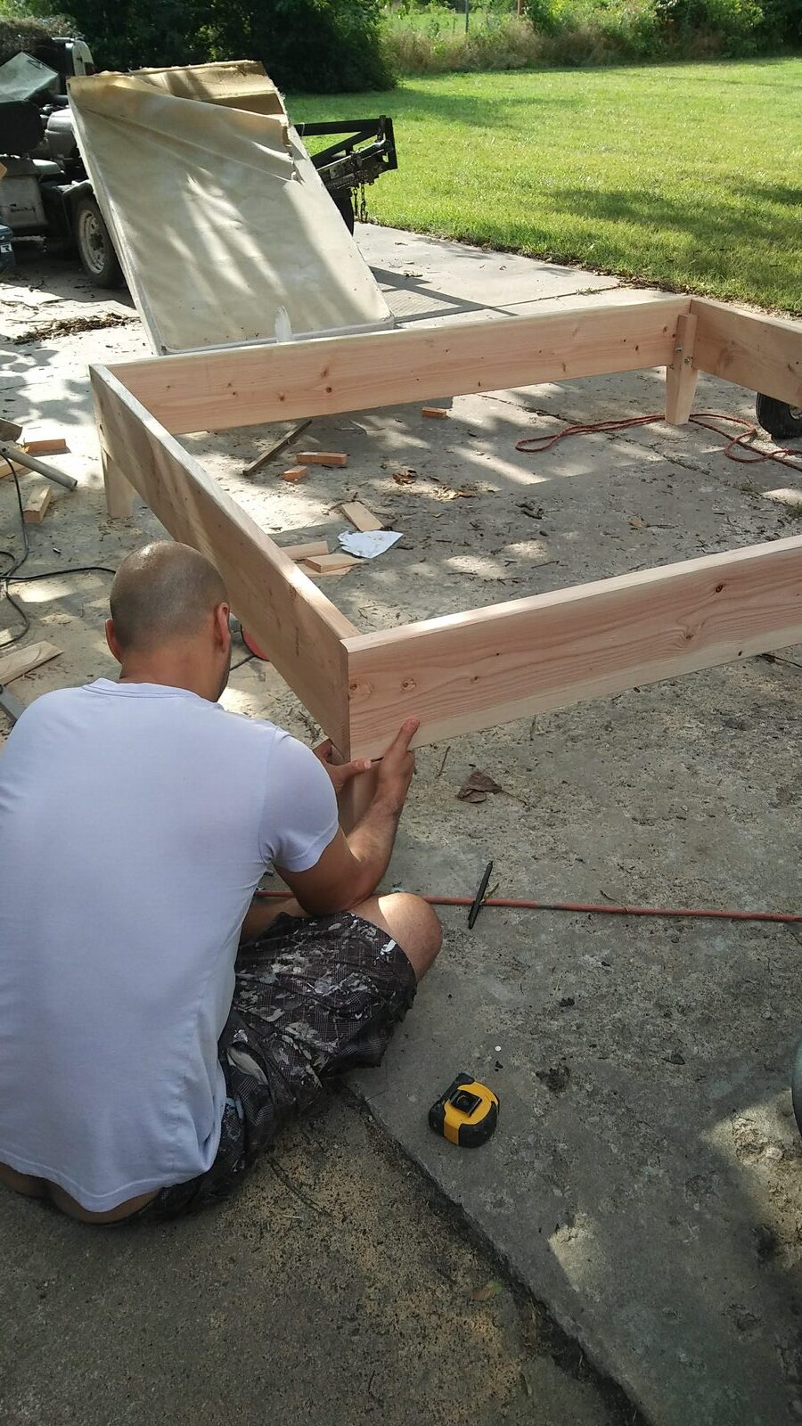 Assembling the frame