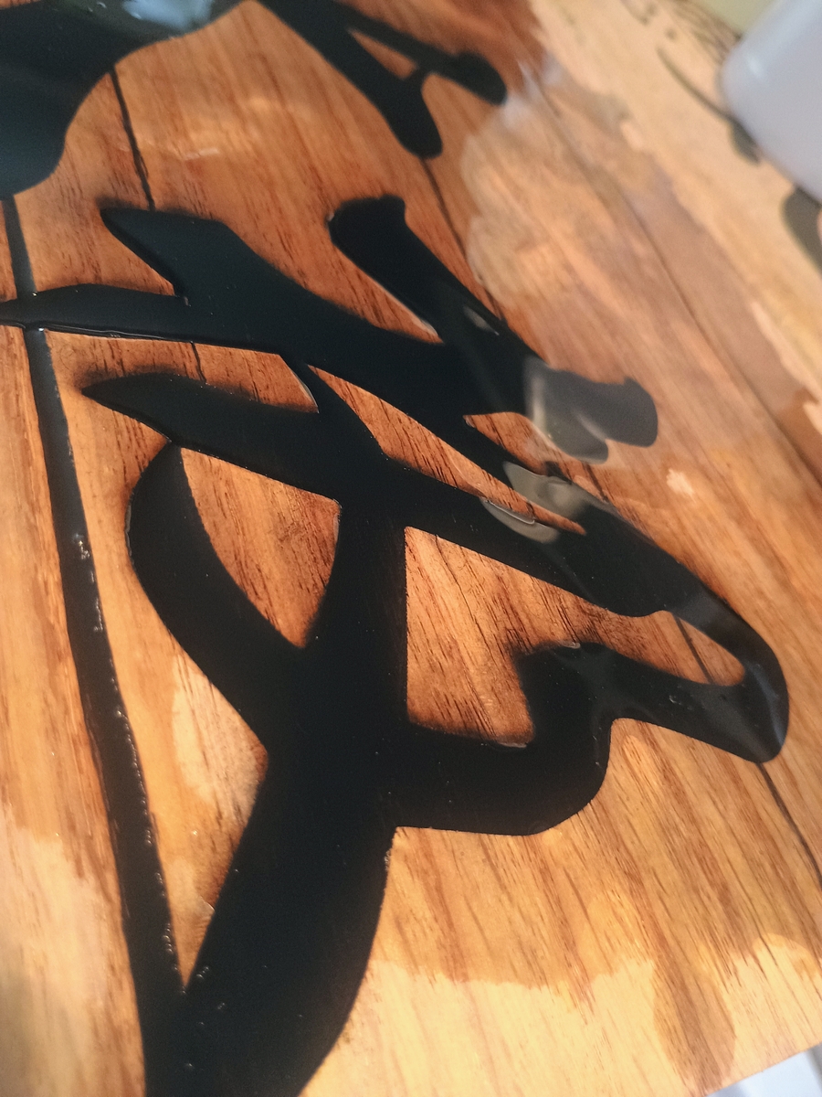 Epoxy close up