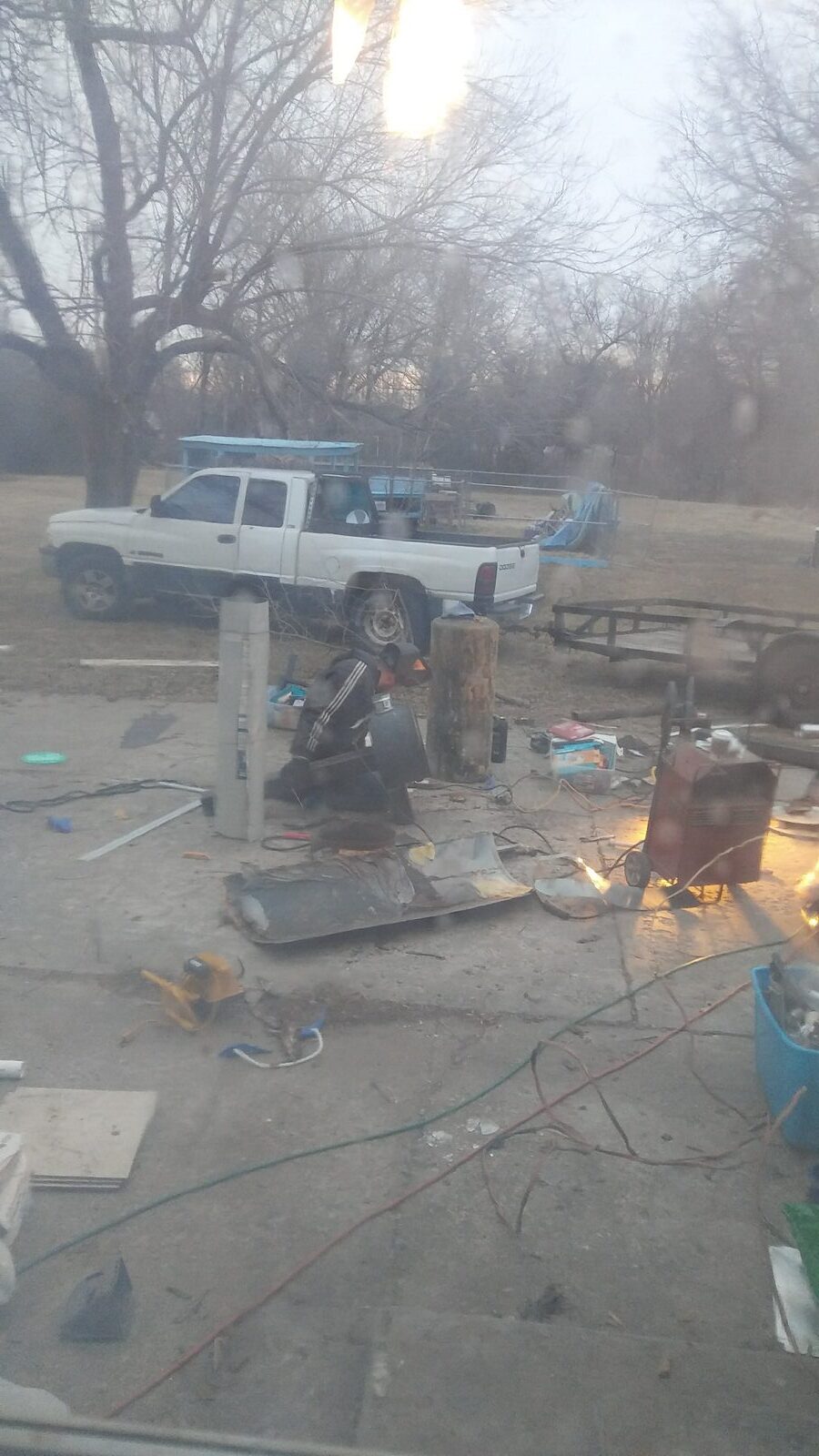 Night welding
